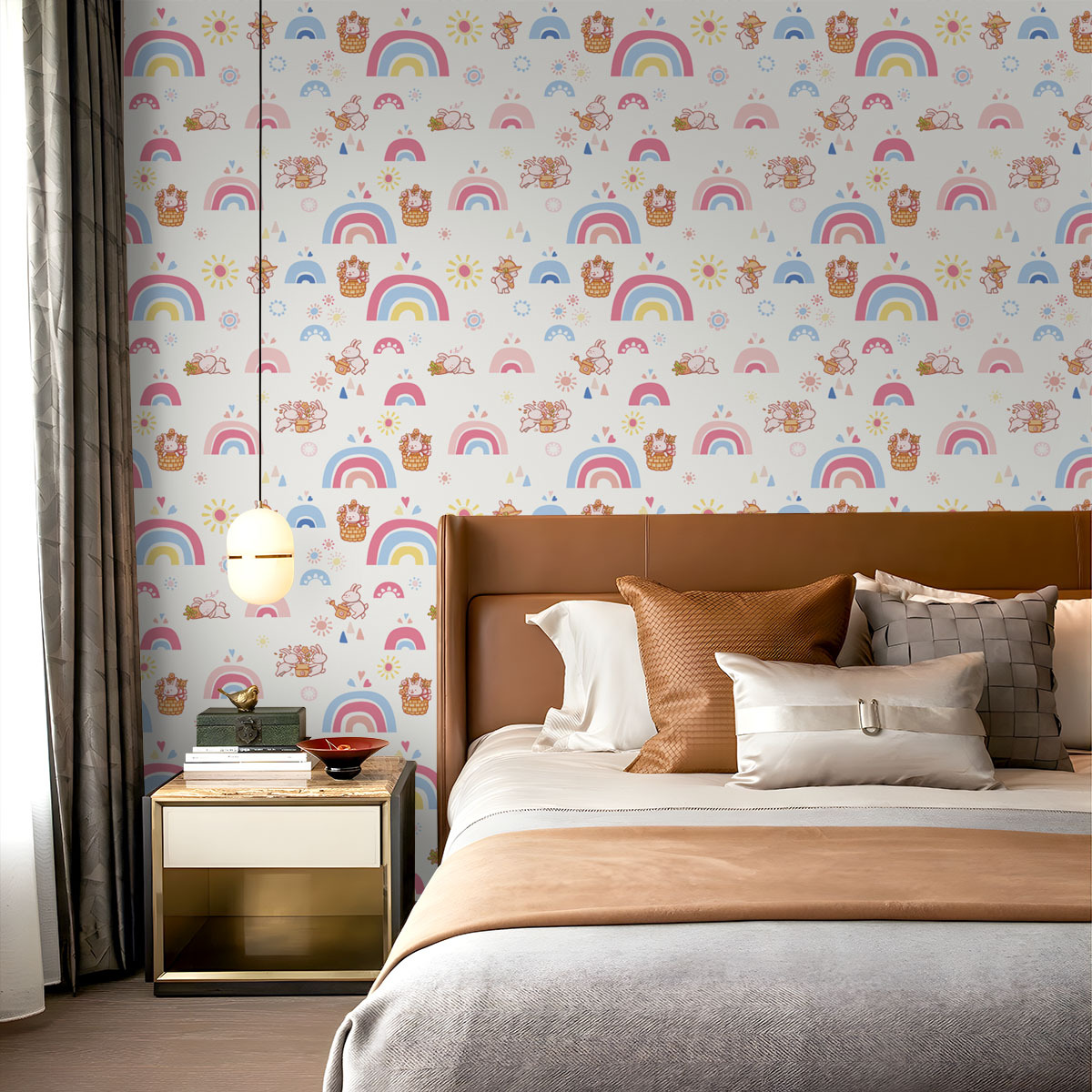 Wallpaper Tempel dan Lepas Mot - Baby Nursery Peel And Stick Wallpaper ulasan dan harga