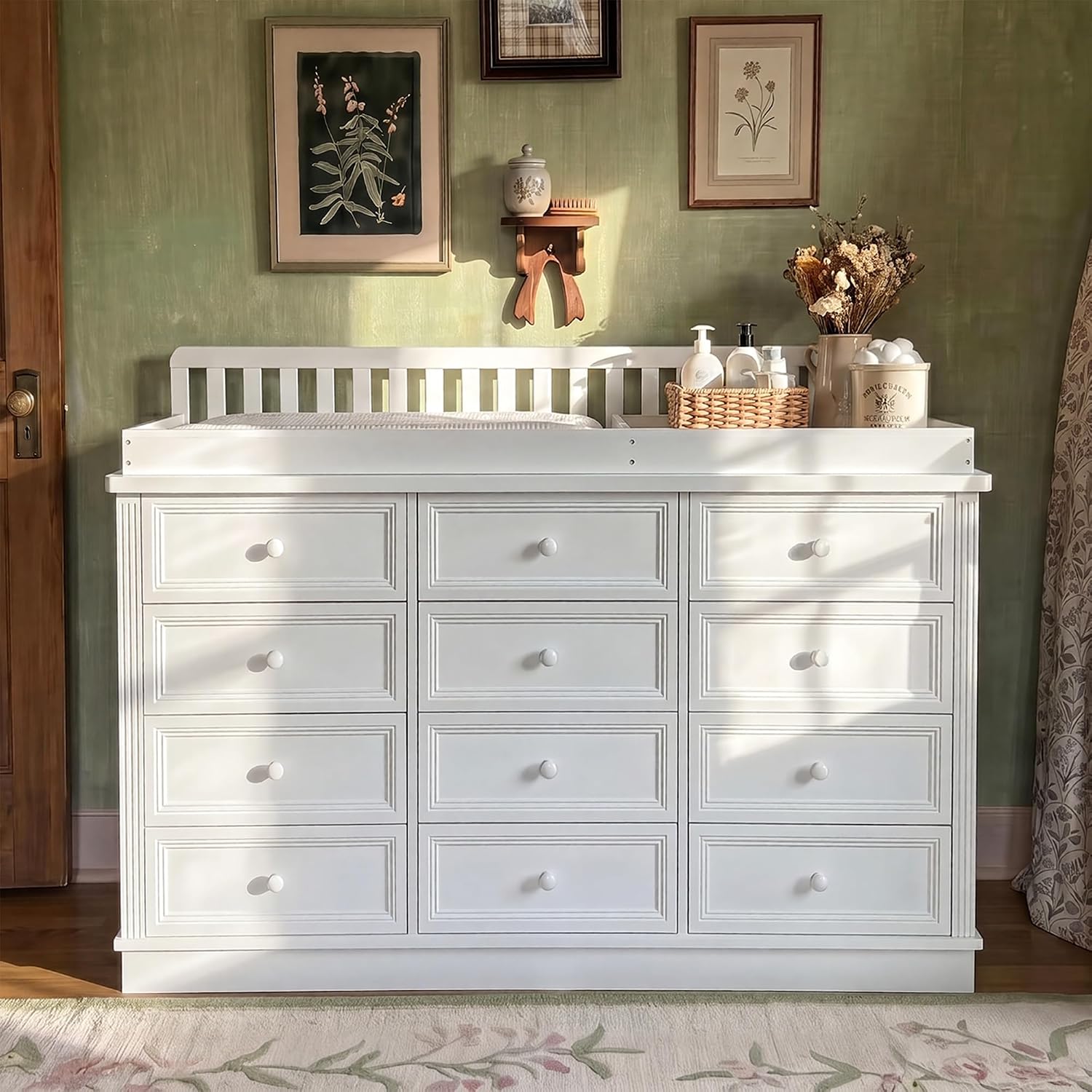 Meja Ganti Popok Bayi, 100% Ka - Baby Nursery Dresser ulasan dan harga