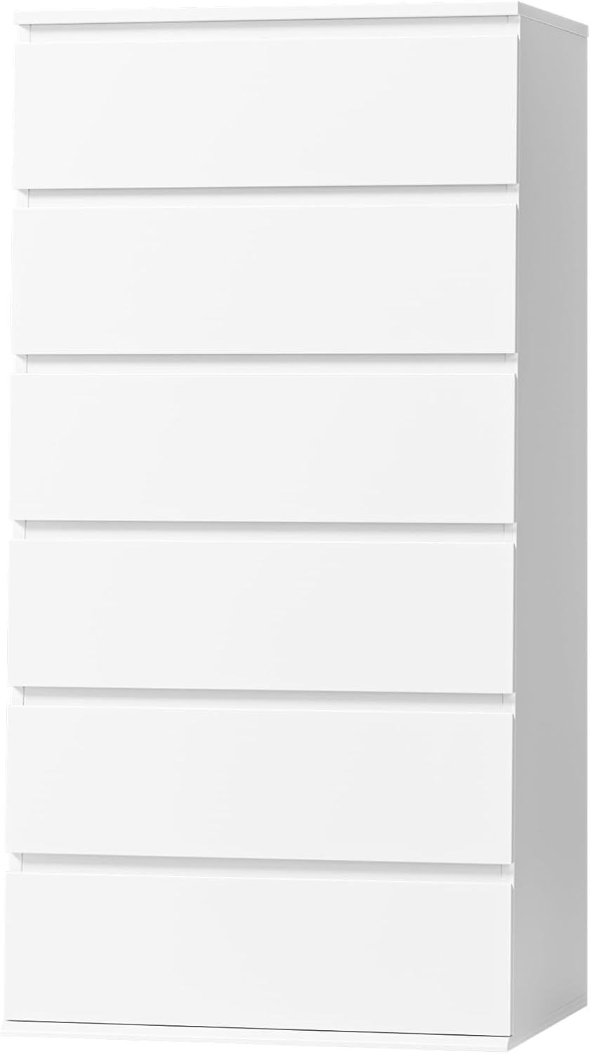 Lemari Pakaian Kayu Putih Ting - Drawer Dresser White ulasan dan harga