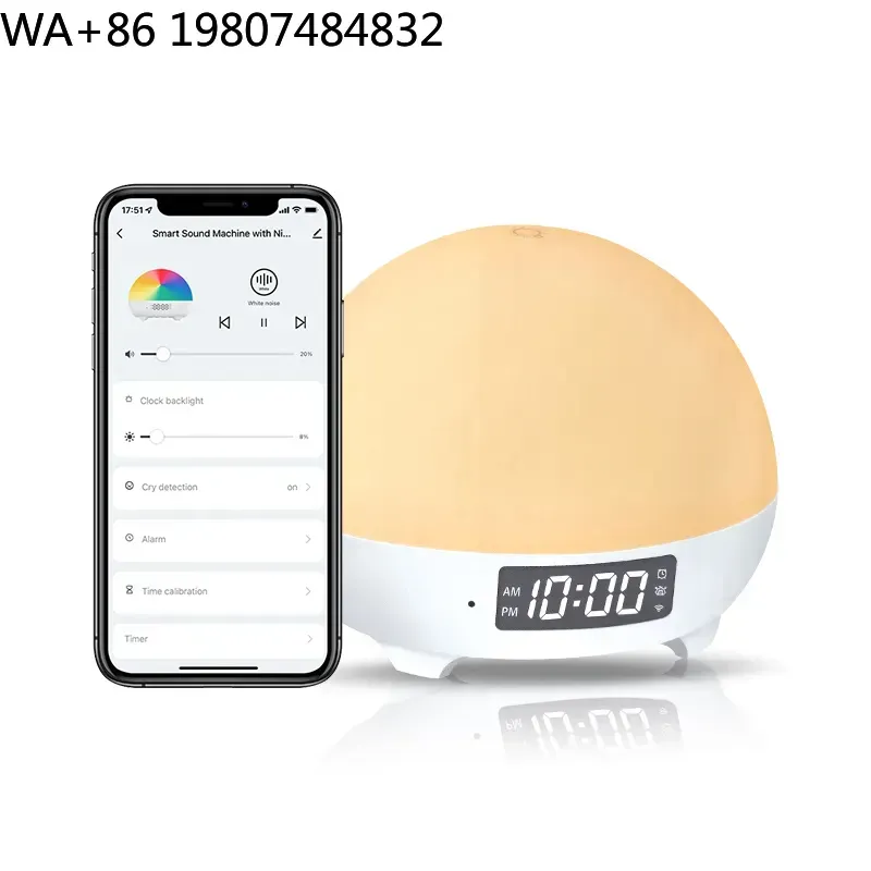 Lampu Tidur Bayi Pintar dengan - Baby Nursery Temperature ulasan dan harga